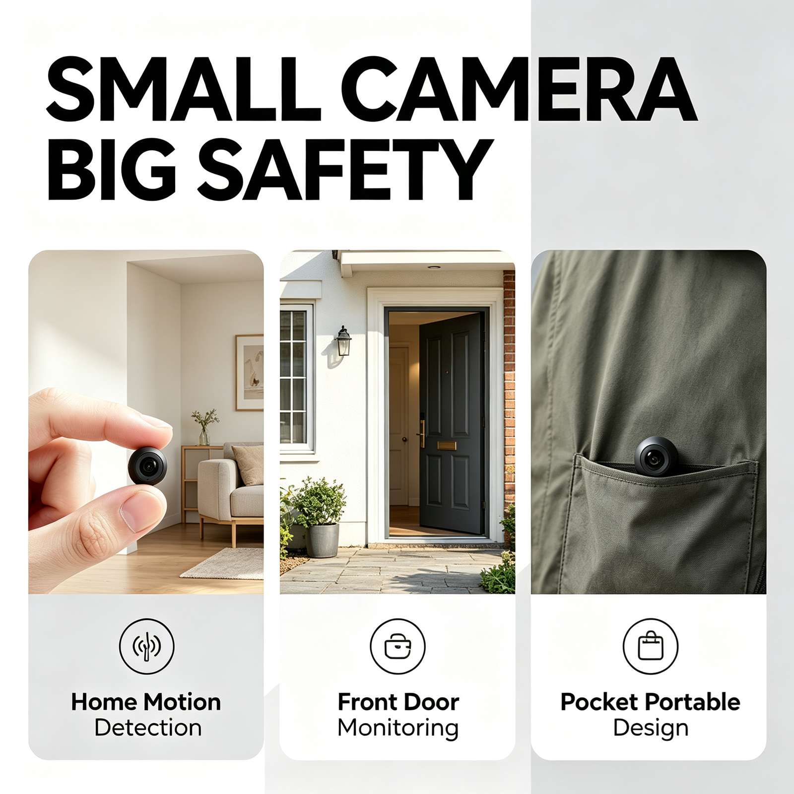 Home Security Officer - E17 – миниатюрная Wi-Fi камера видеонаблюдения,
