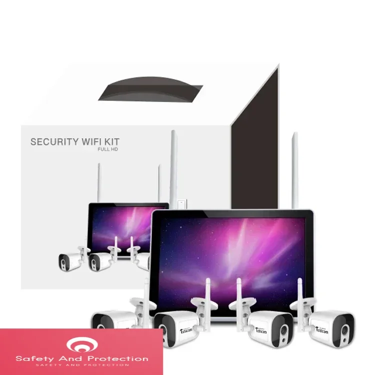 Home Security Cameras Wireless - Комплект умной Wi-Fi системы видеонаблюдения TUYA