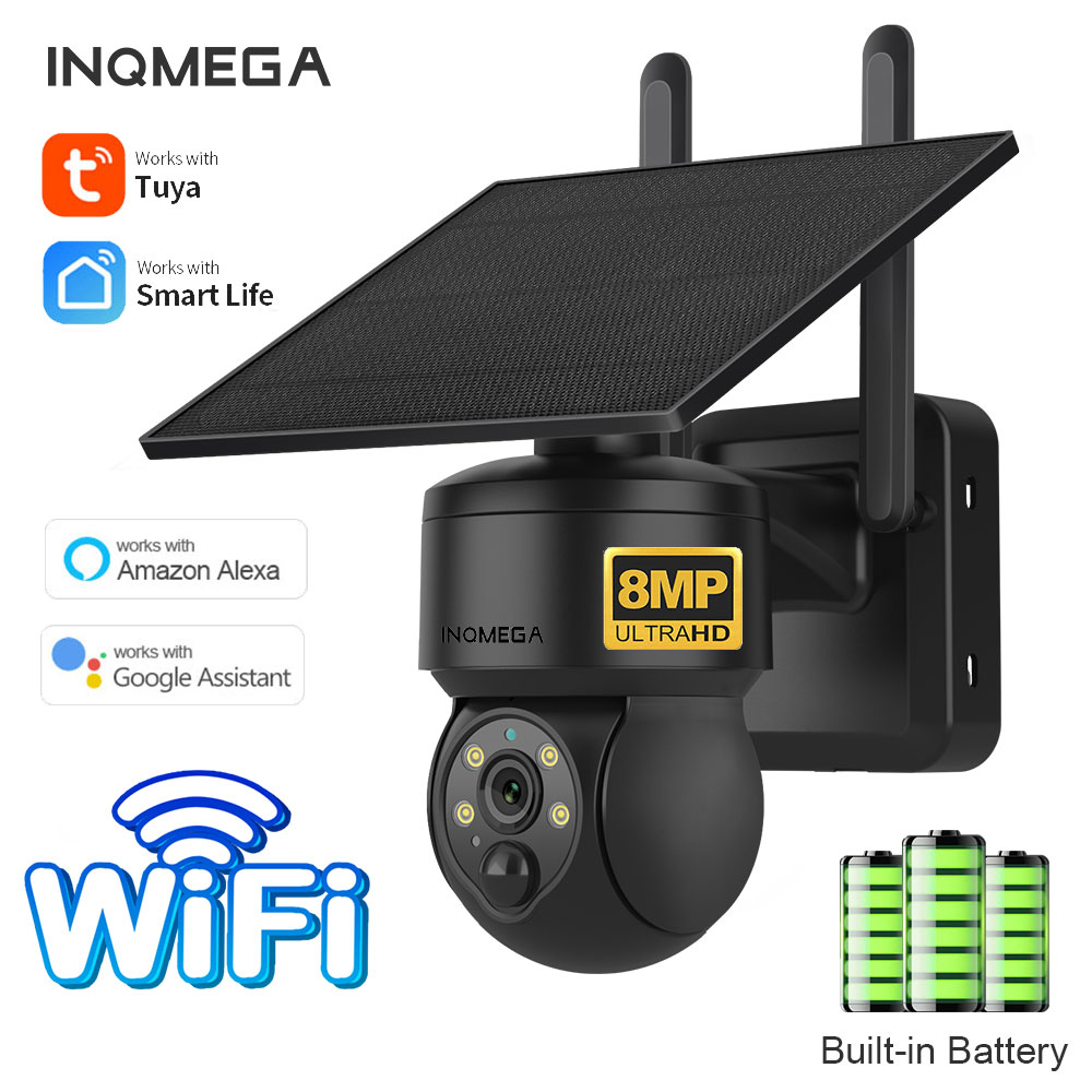 Home Security Network - INQMEGA 8MP TUYA Солнечная камера PIR
