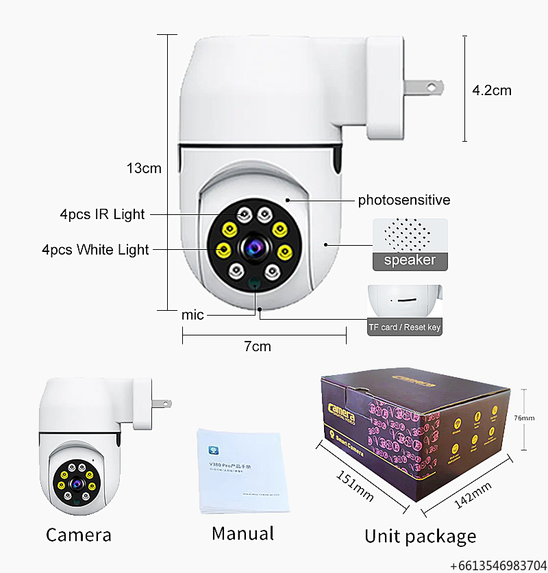 Home Security Network - Камера видеонаблюдения для дома, солнечная IP-камера,