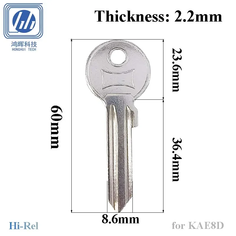 Home Security Key - 5-100 шт. заготовок ключей Kale KAE8D,