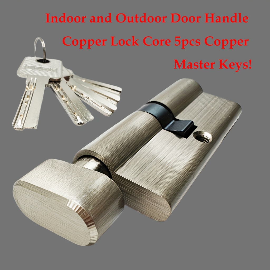 Home Security Key - 1 шт. европейского стандарта, цельномедный противоугонный