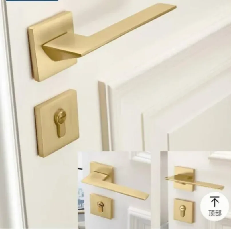 Золотой дверной замок из цинко – обзор и цена Home Security Key