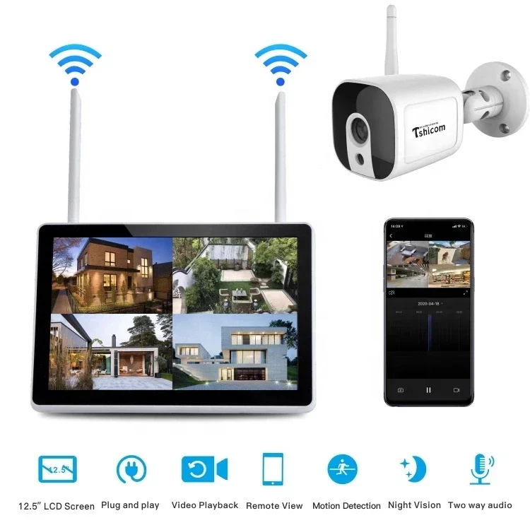 Комплект умной Wi-Fi системы в – обзор и цена Home Security Cameras Wireless