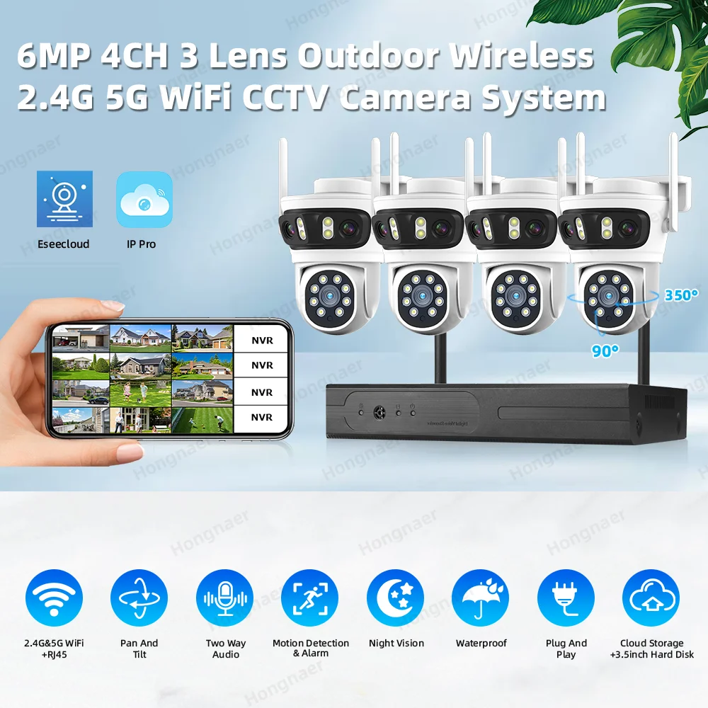 Комплект беспроводной системы  – обзор и цена Home Security Cameras Wireless