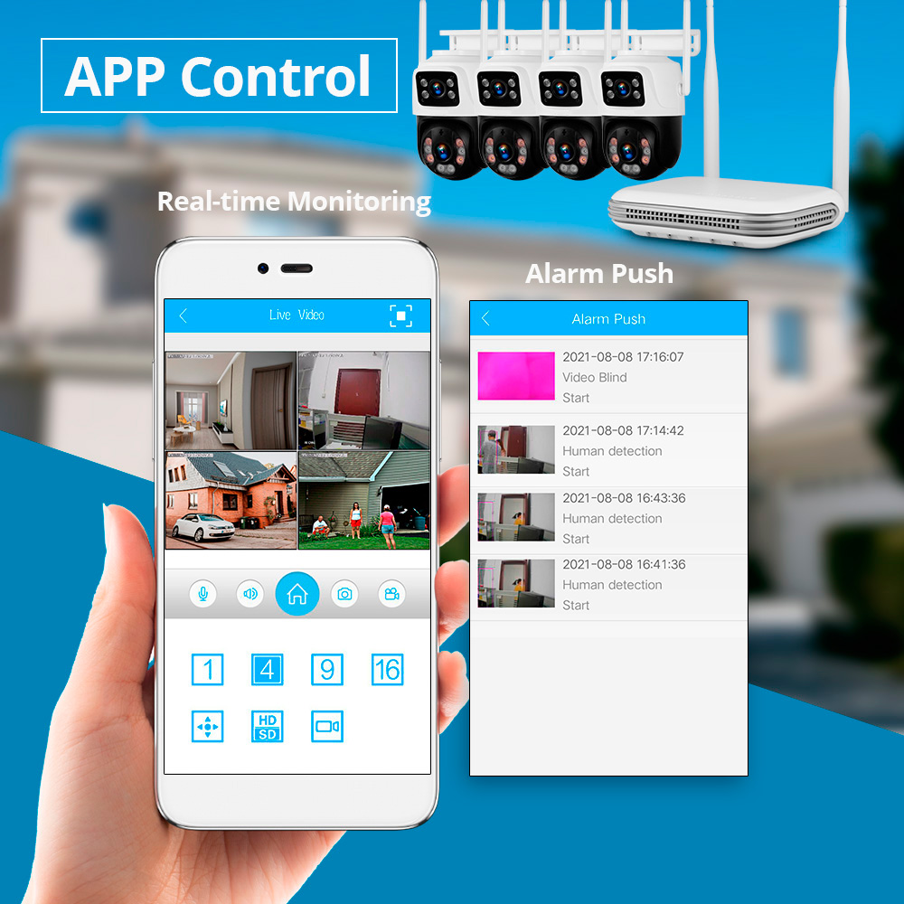 Керуи водонепроницаемый 6MP HD – обзор и цена Home Security Cameras Wireless