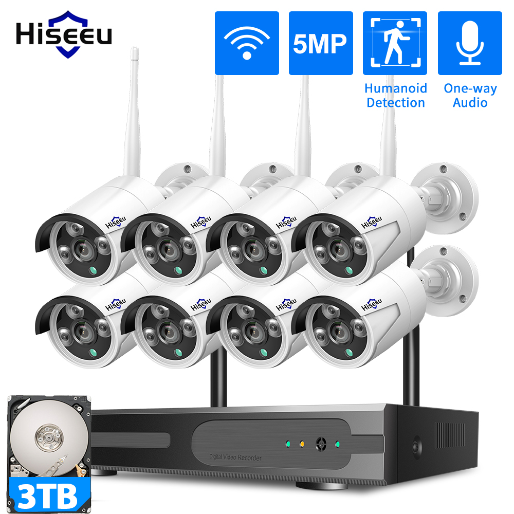 Hiseeu 5MP WiFi Камера видеона – обзор и цена Home Security Cameras Wireless