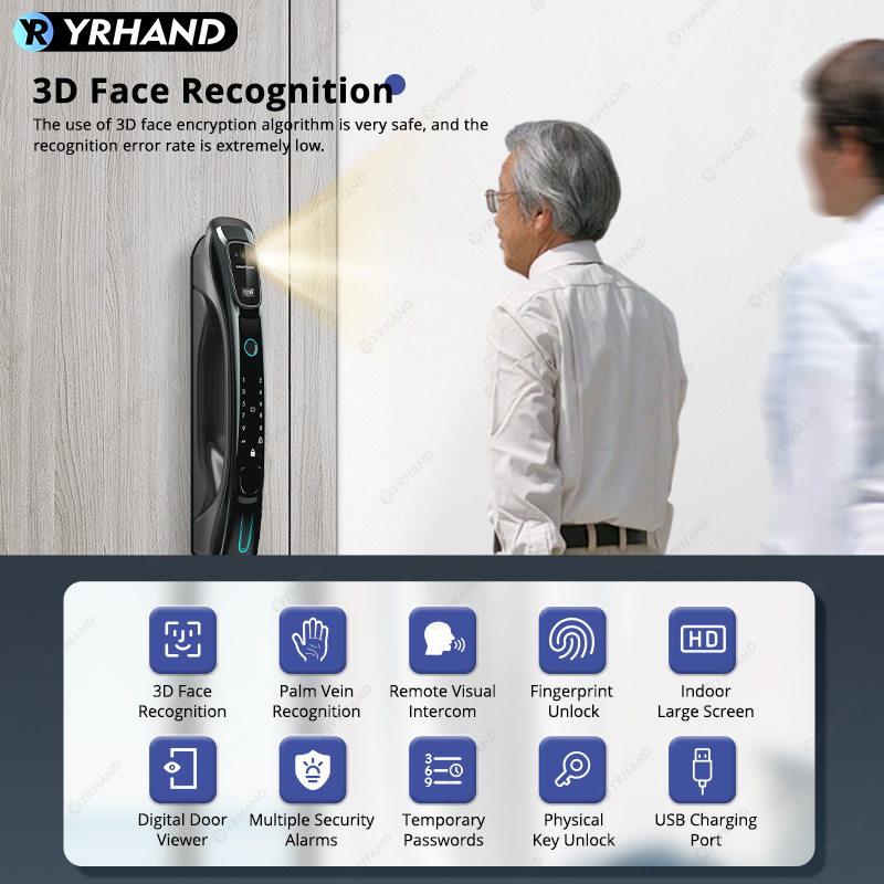 Умный замок с 3D-распознавание – обзор и цена Home Security Key